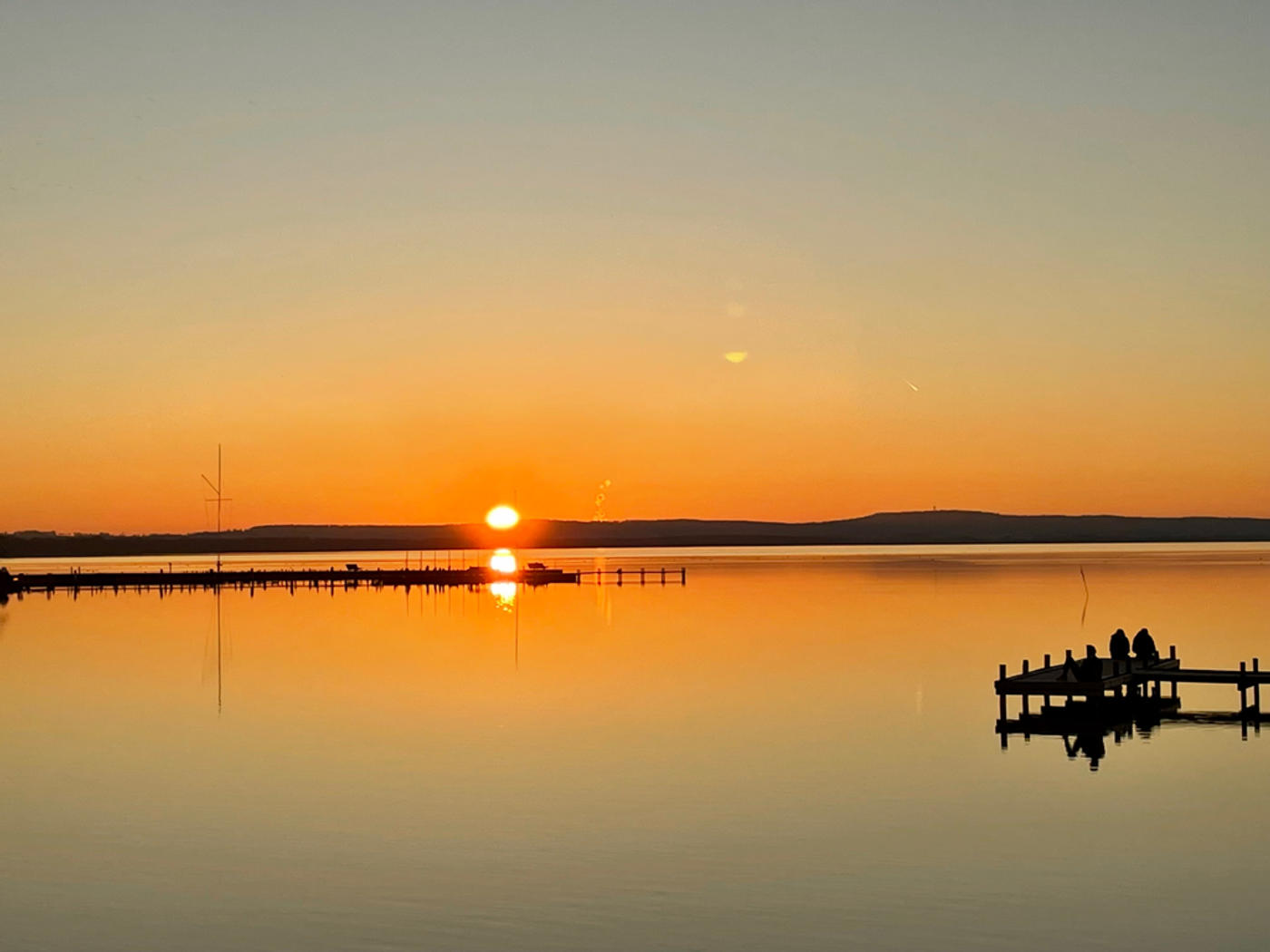 Traumhafte Sonnenuntergänge am Steinhuder Meer 