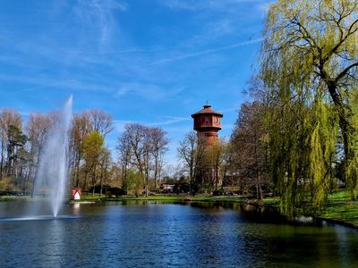 Blick auf den Wasserturm
