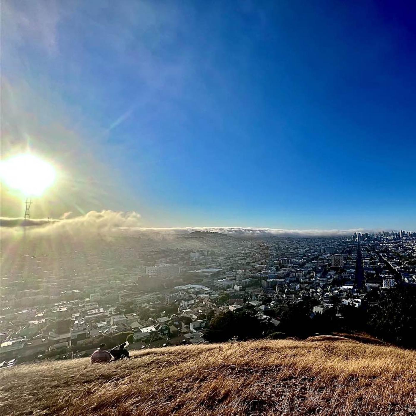 Karl the Fog on Bernal Heights