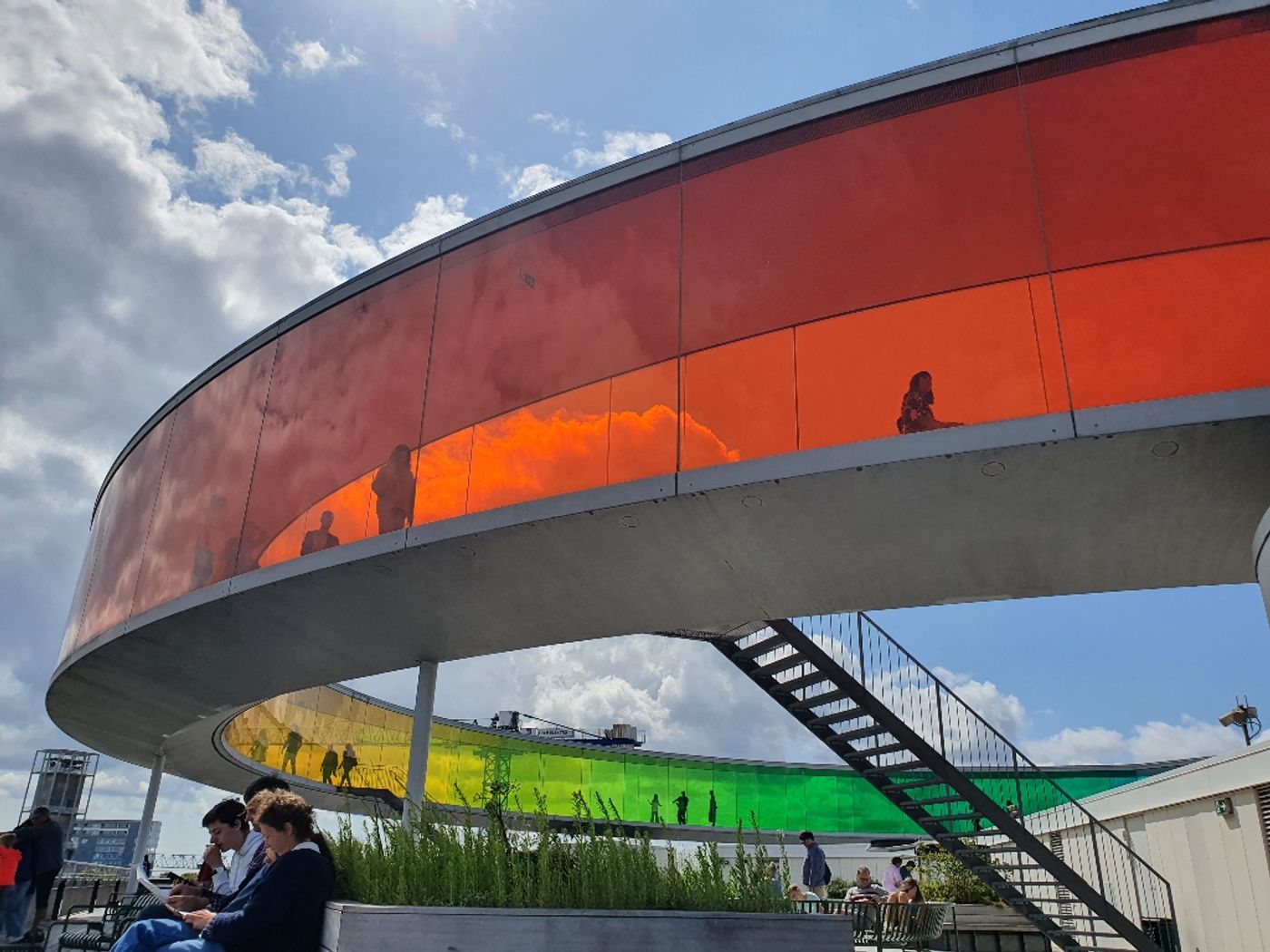 Walk inside a rainbow