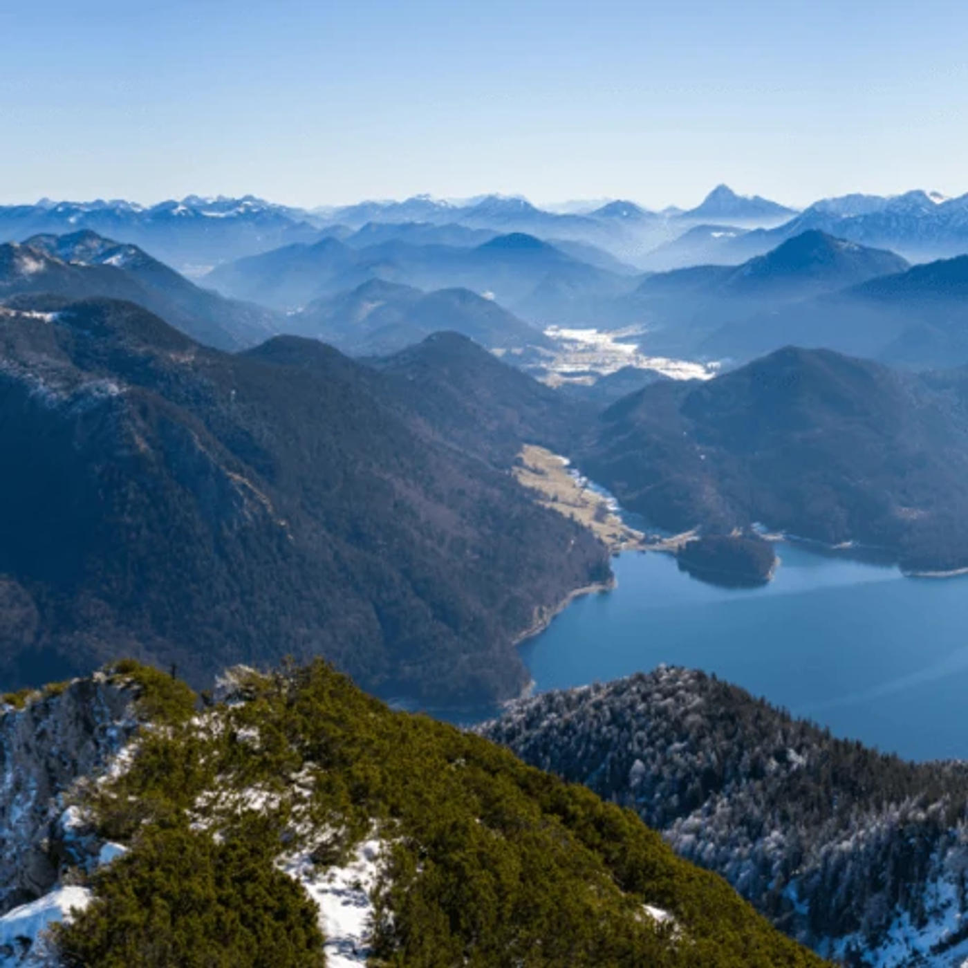 Hoch über den Gipfeln