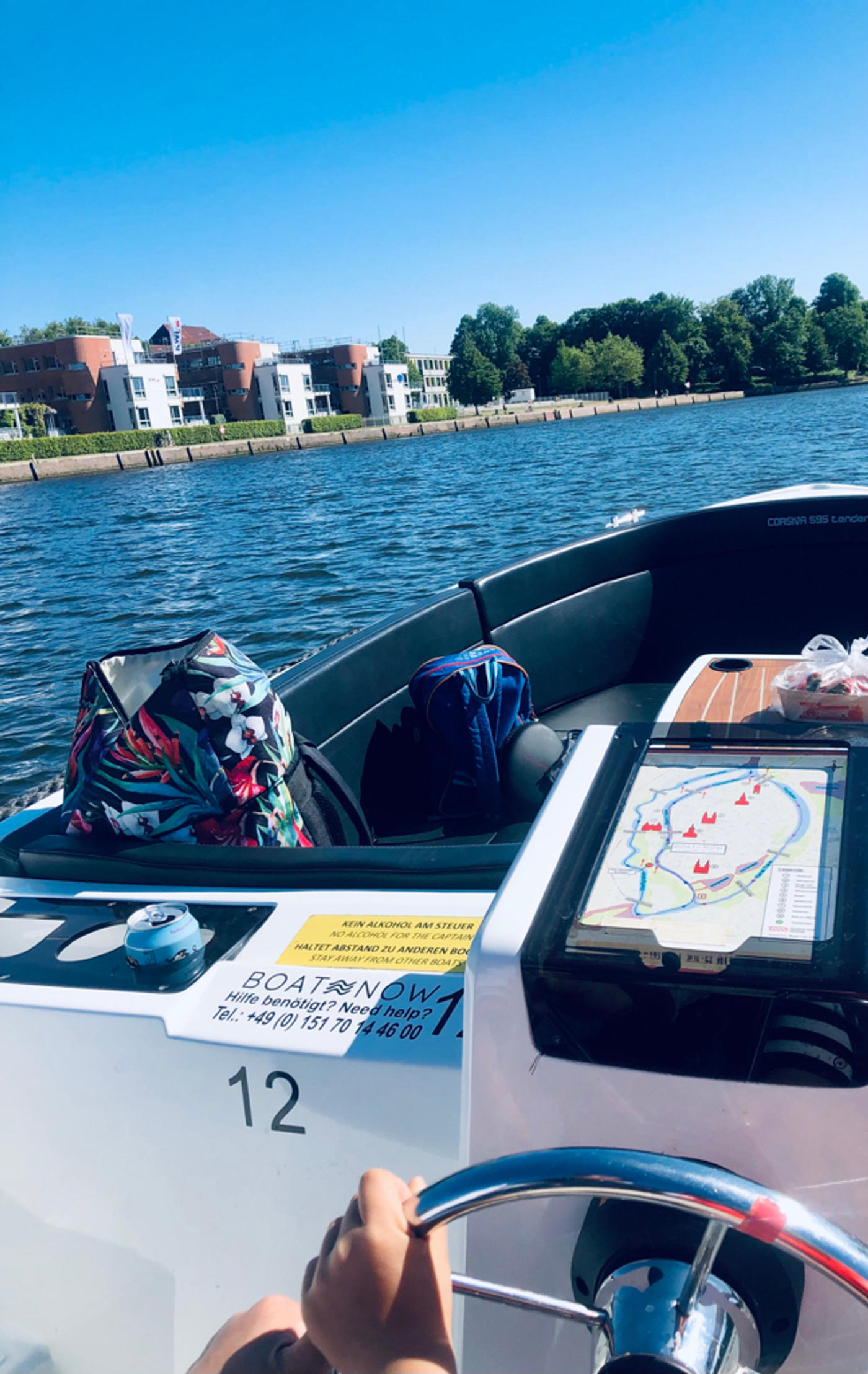 Mit dem boatnow um Lübeck cruisen