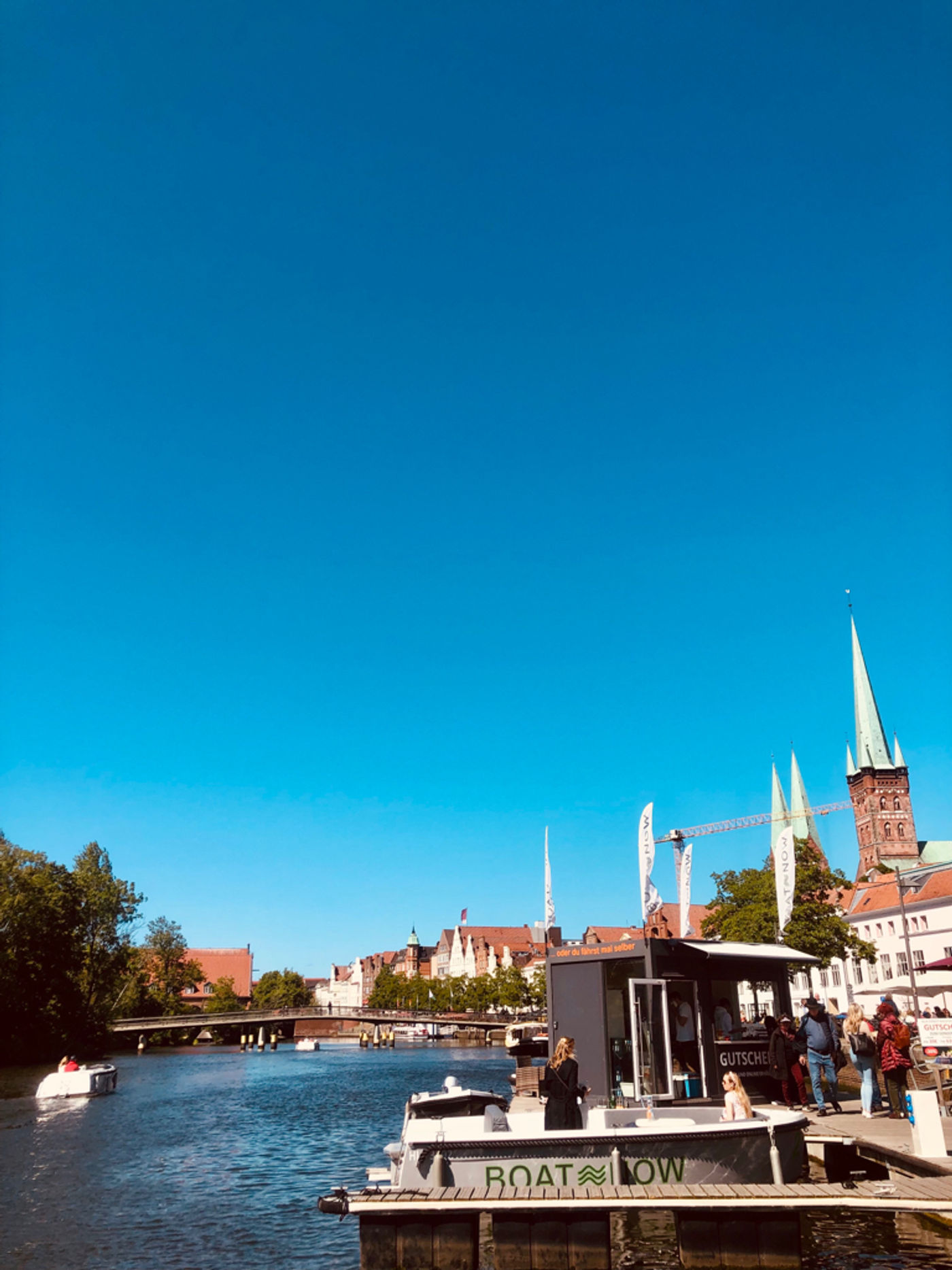 Mit dem boatnow um Lübeck cruisen 