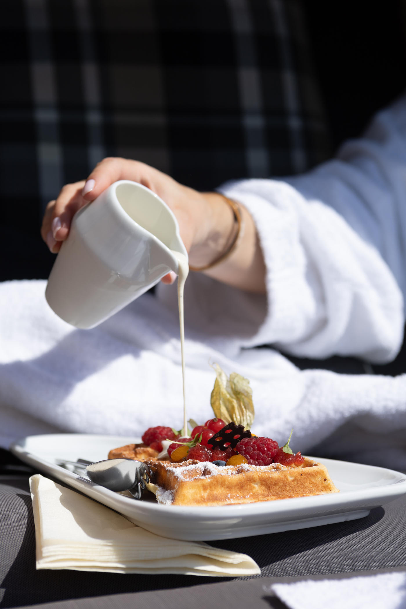 Ein Morgen am Seeufer