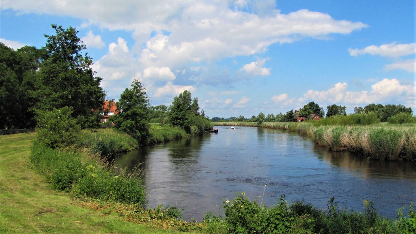 Radlerparadies entlang der Weser
