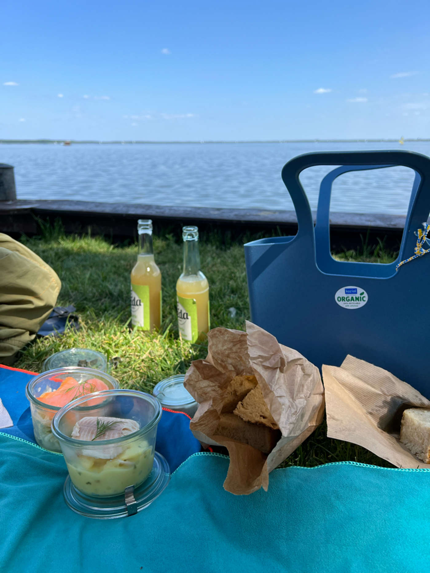 Picknicken auf der Insel 