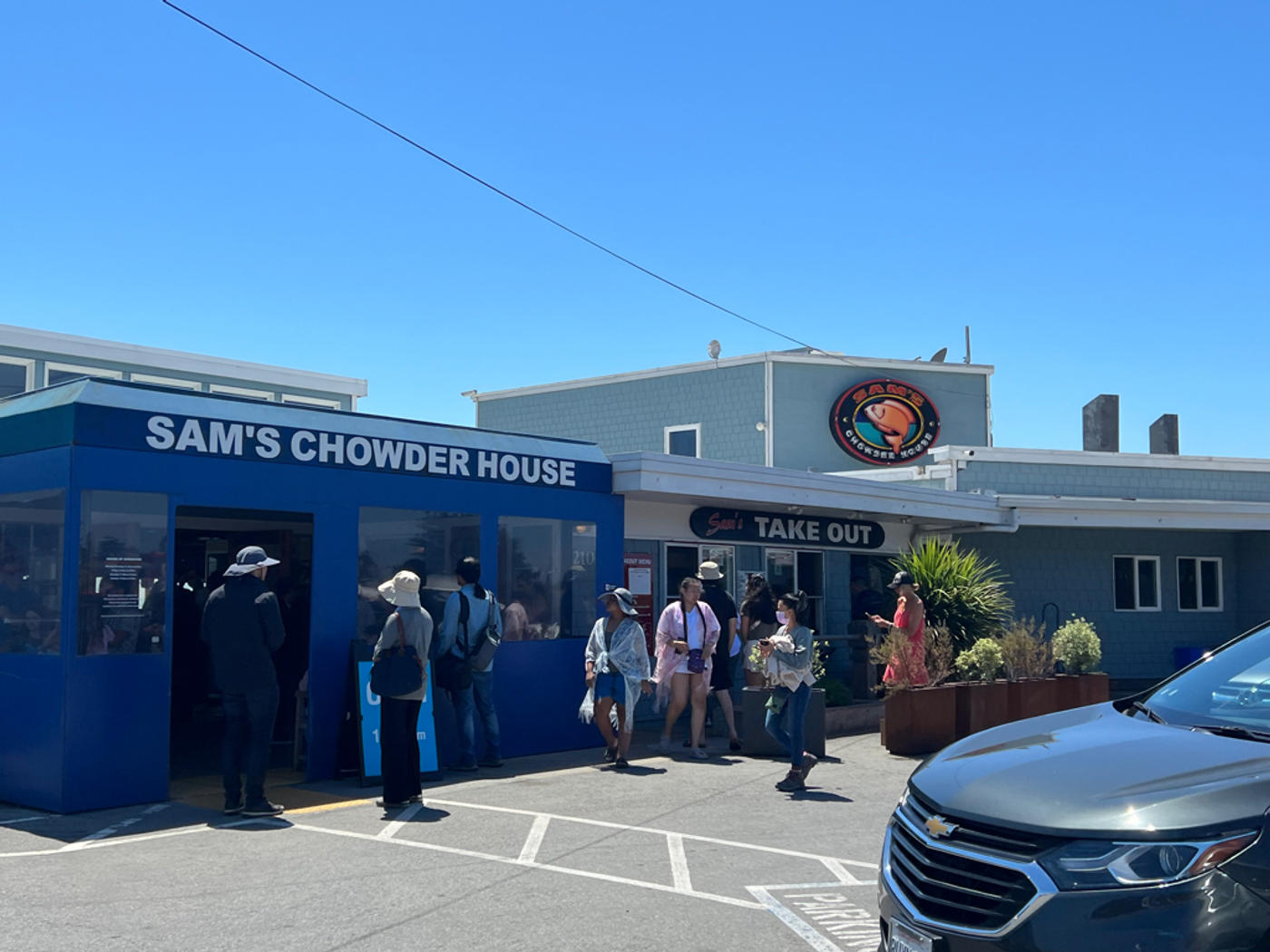 Dressed lobster rolls on the beach
