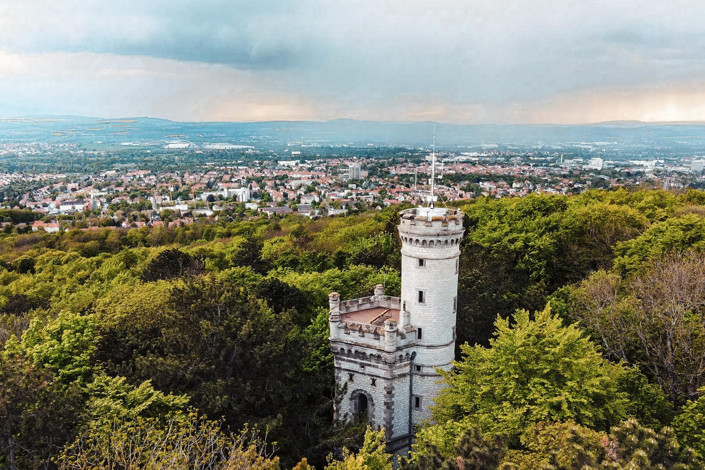 Wundervoller Ausblick auf die Stadt