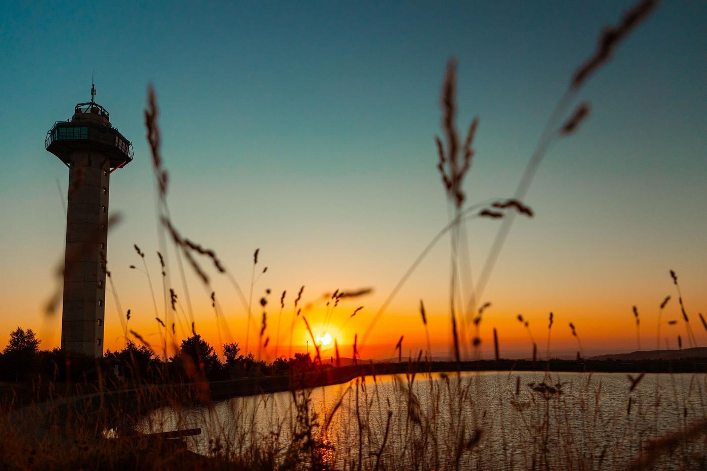 Panoramablick vom Gipfel im Upland