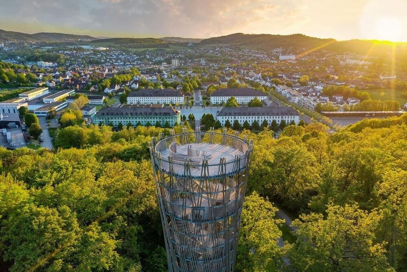 Panoramablick über das grüne Sauerland