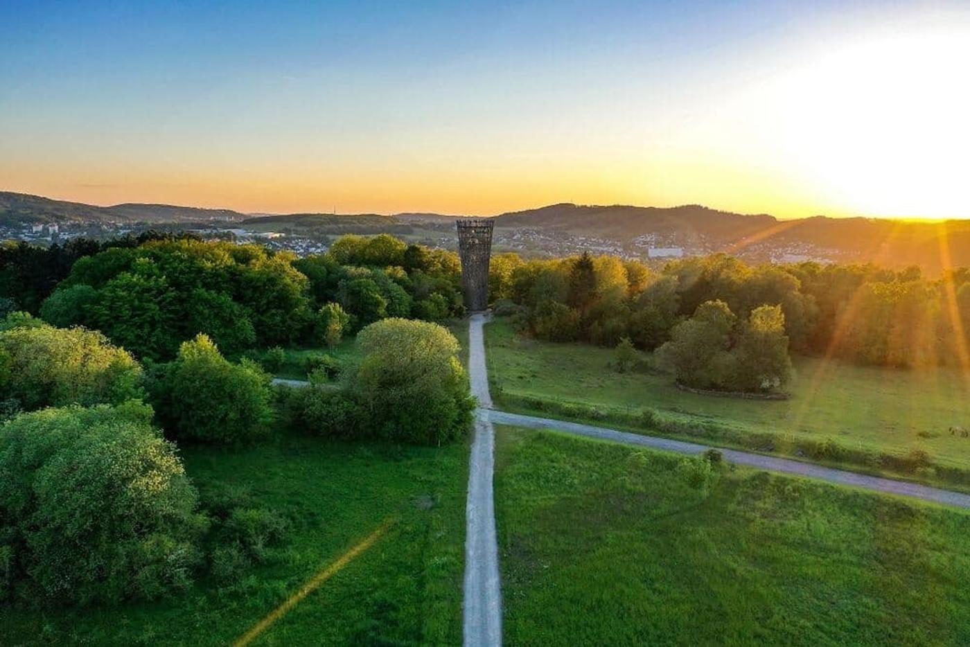 Panoramablick über das grüne Sauerland