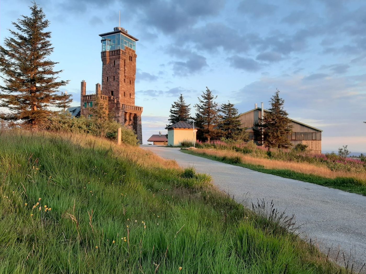 Panoramablick und historische Höhenluft