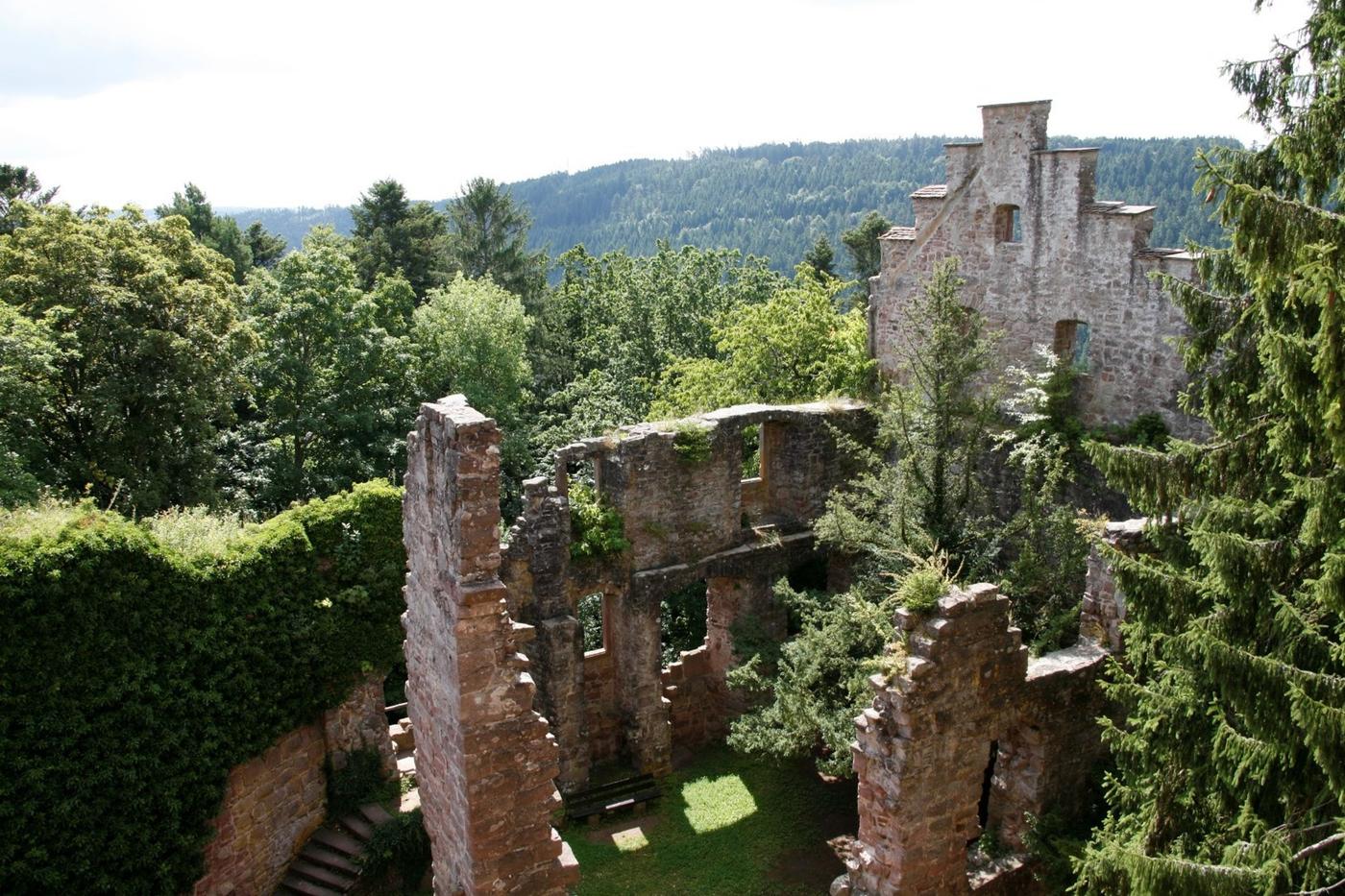 Panoramablick und mittelalterliches Flair