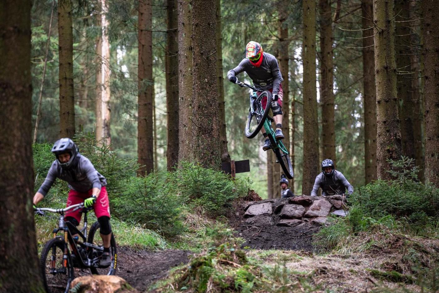 Adrenalin pur auf dem Bike