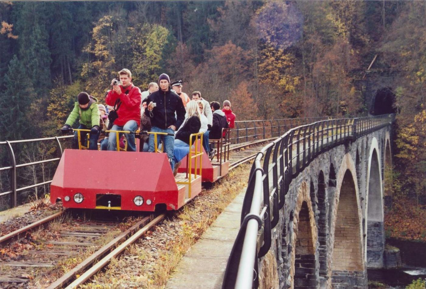 Draisine der Thüringer Oberlandbahn