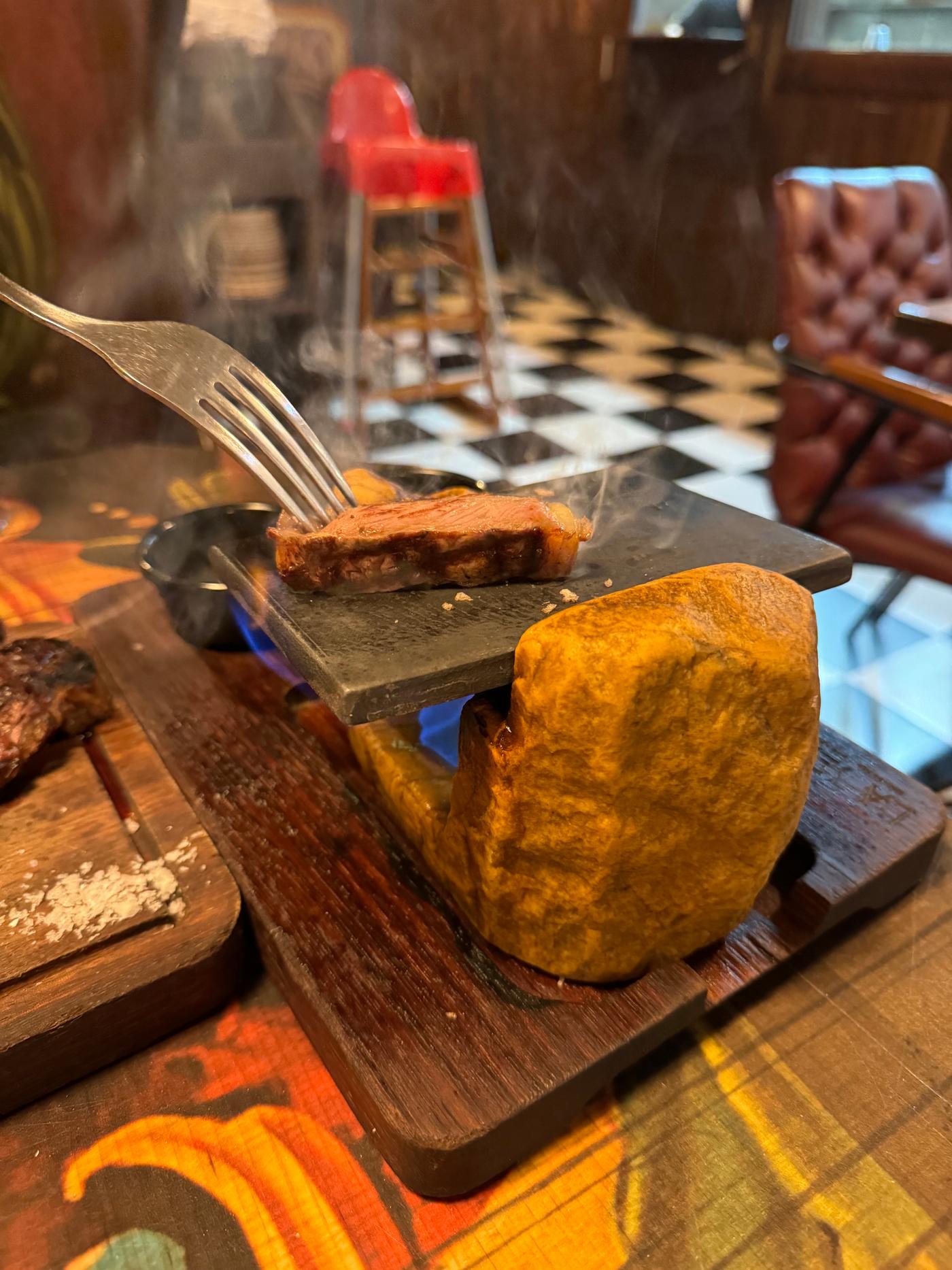 Find a steak in the city of fish