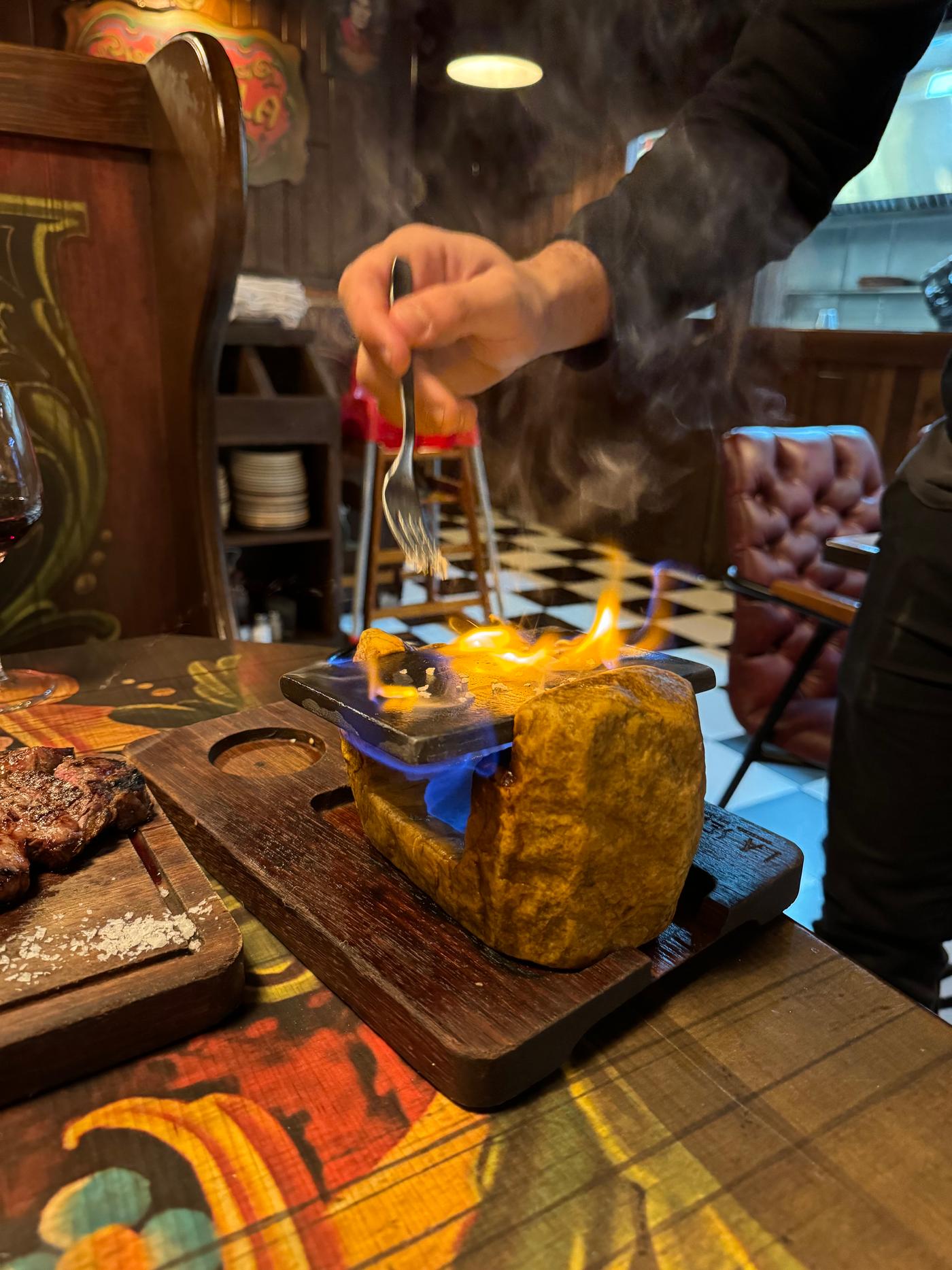 Find a steak in the city of fish