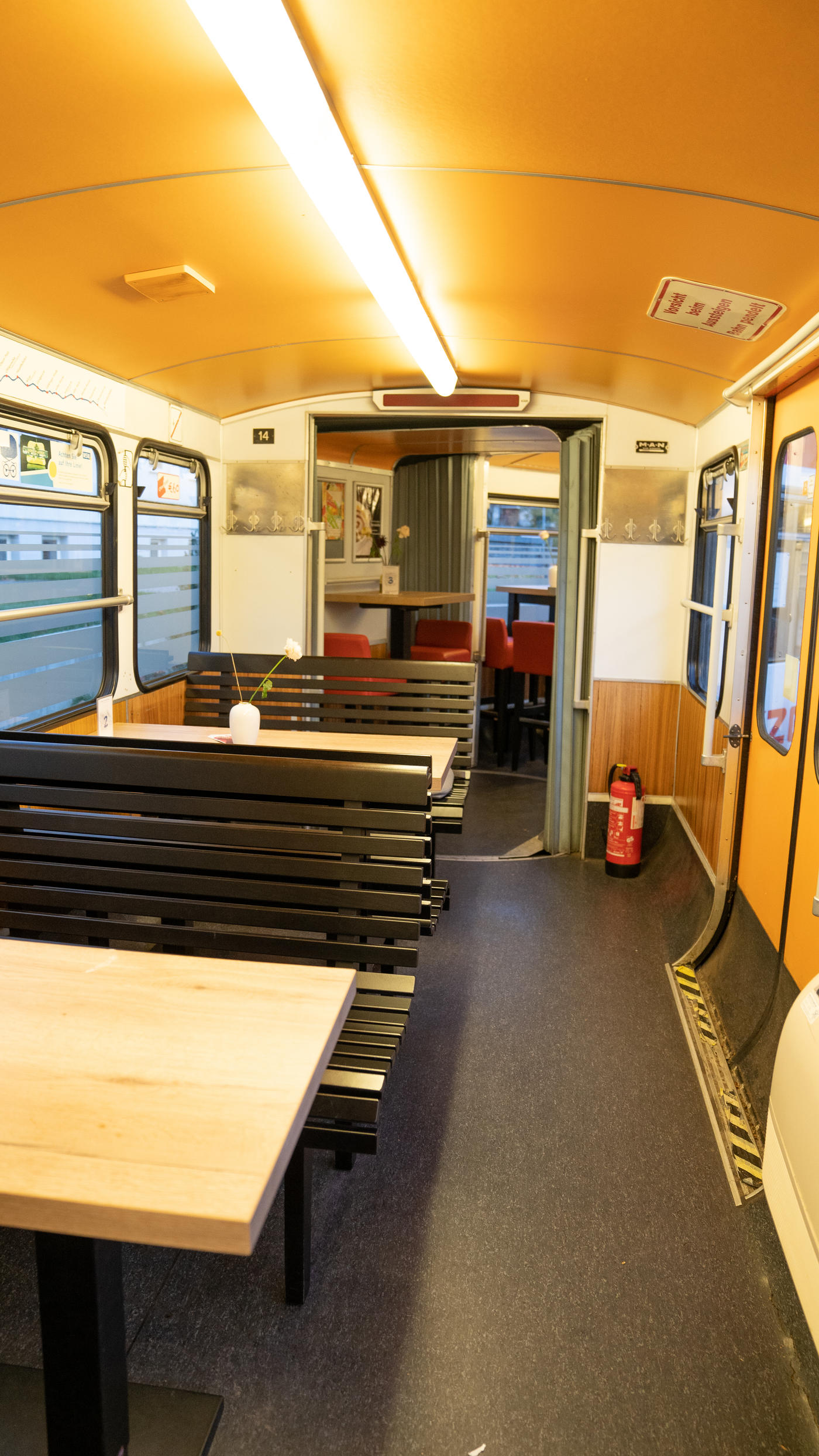 Bistro in der Schwebebahn