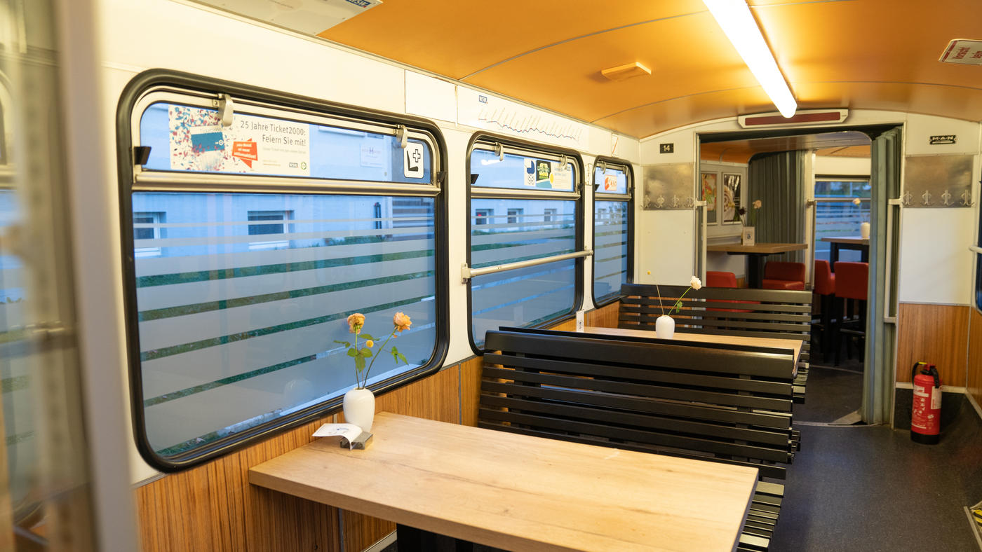 Bistro in der Schwebebahn