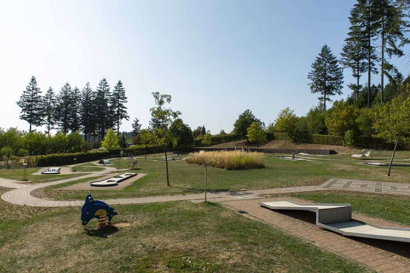 Minigolfspaß am Stausee 