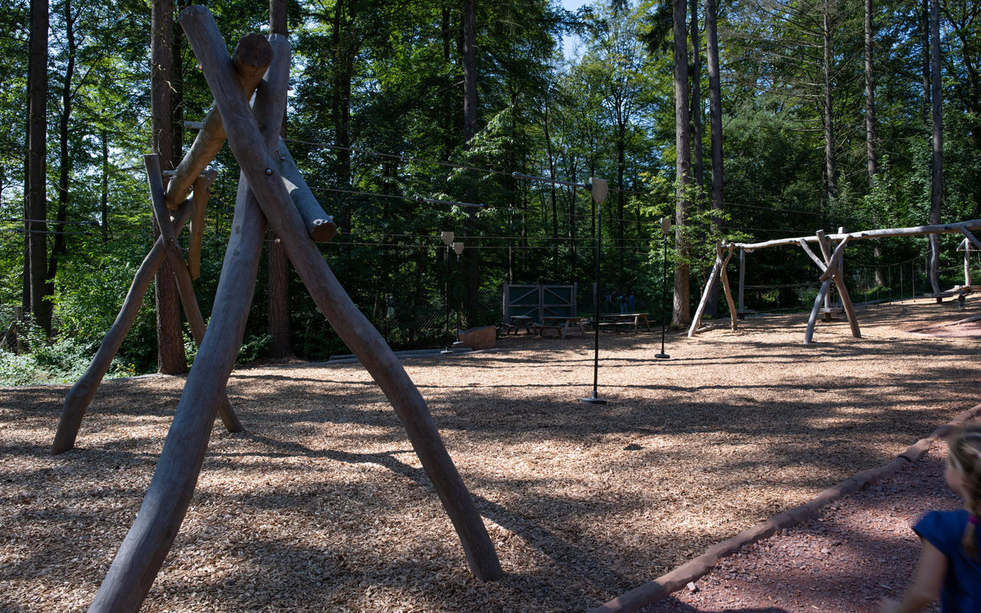 Ein Spielplatz mitten in der Natur
