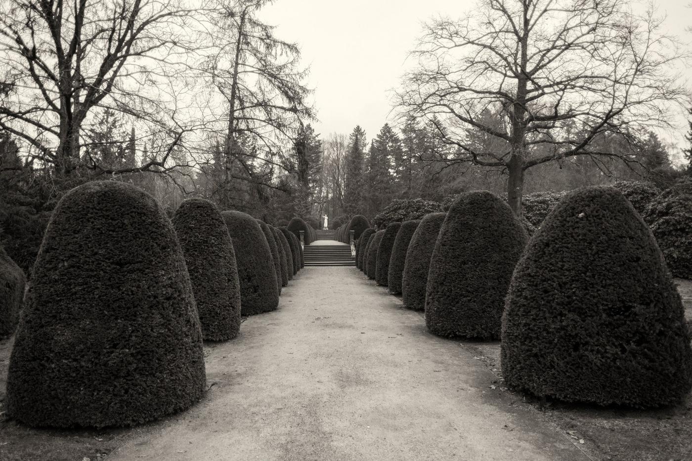 Magischer Friedhof voller Engel.