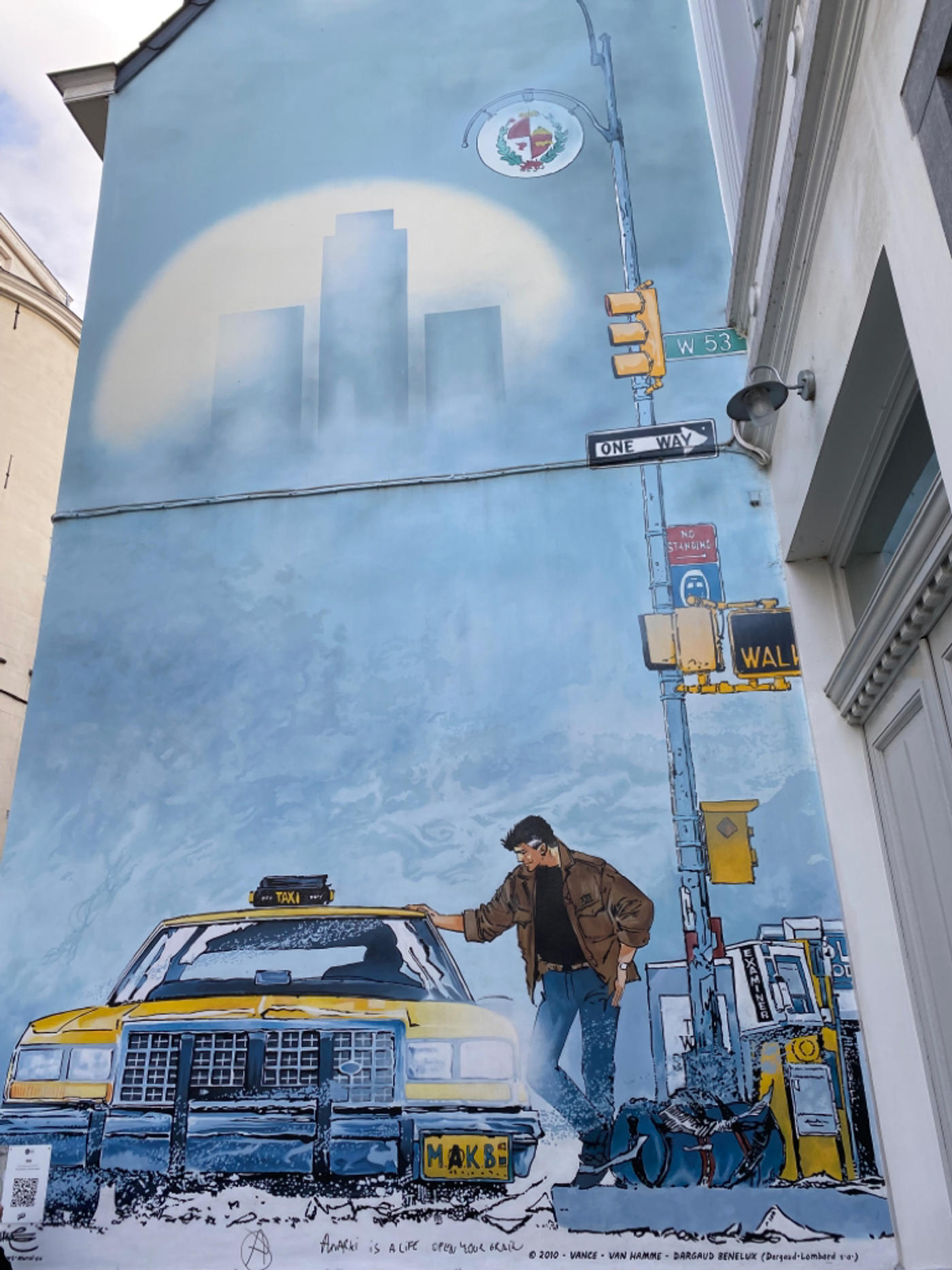 Viertel mit vielen Fassadenbildern