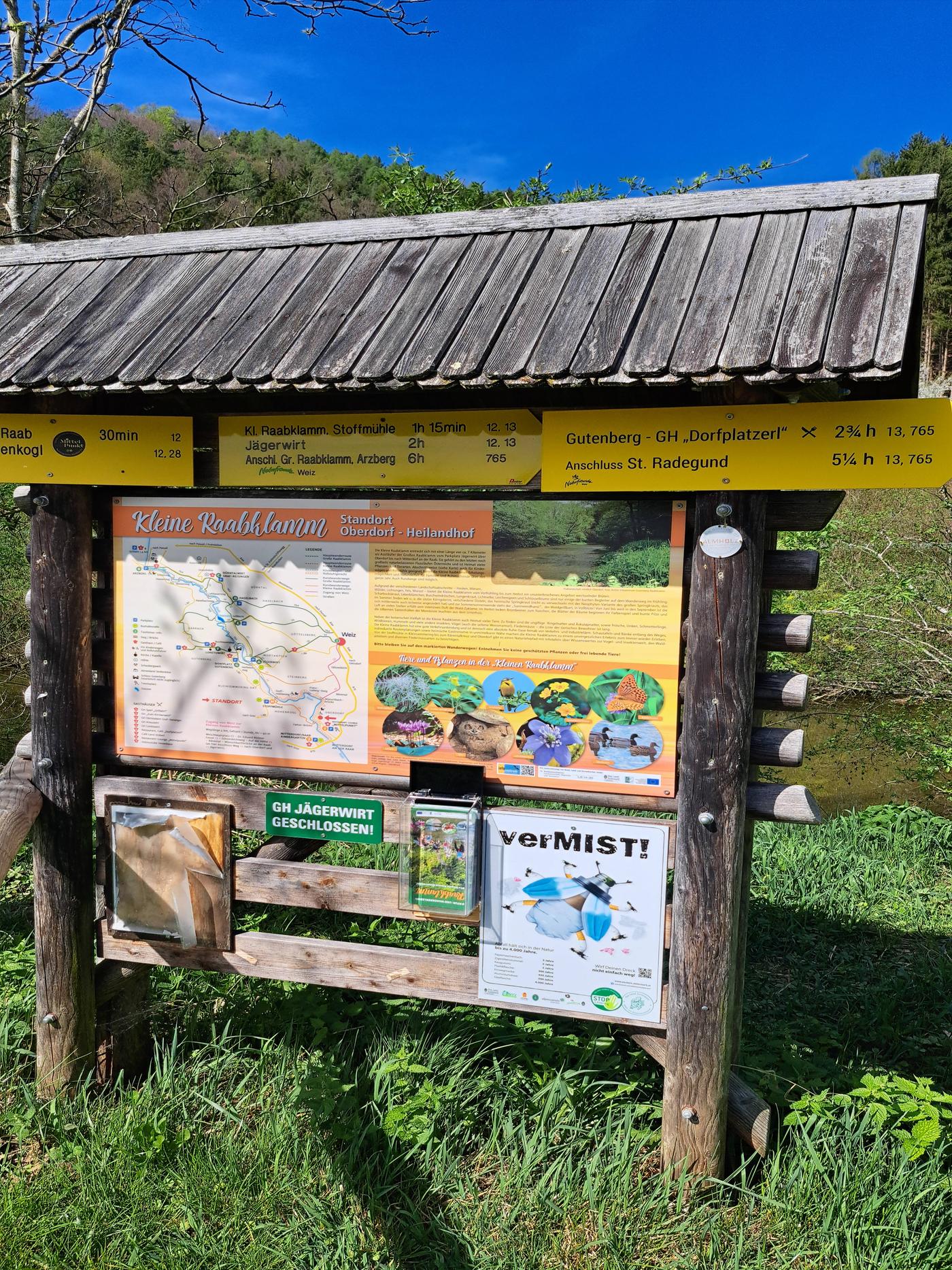 Wanderweg  Raabklamm