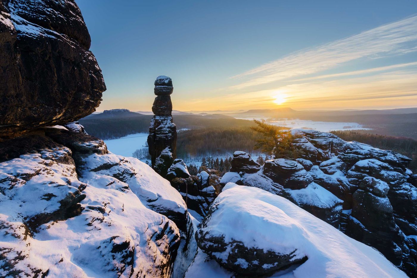 Panoramablick am Pfaffenstein