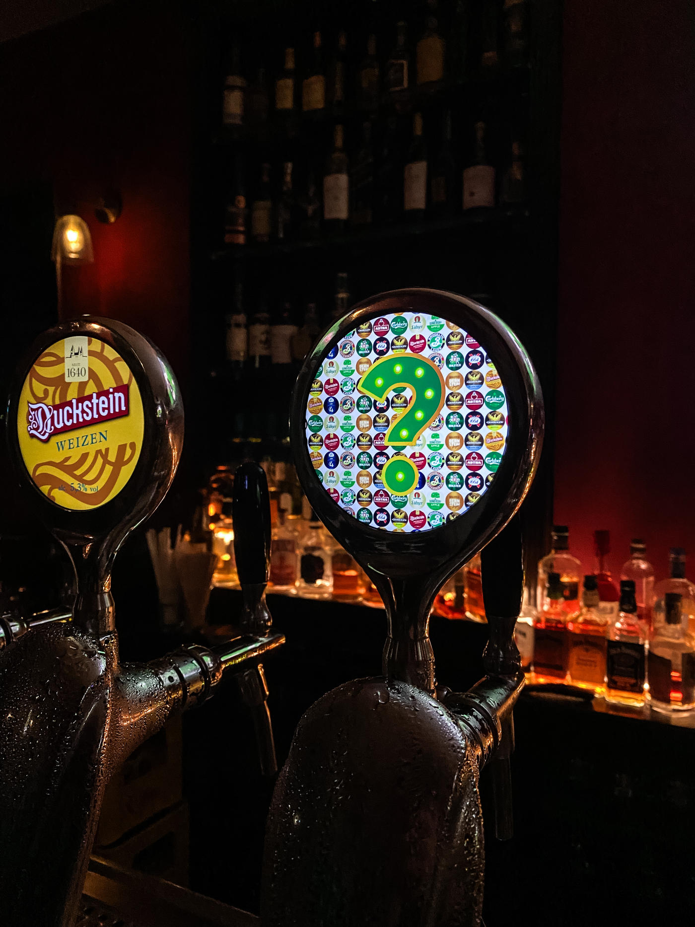 Ein Bier mit Fragezeichen, bitte!