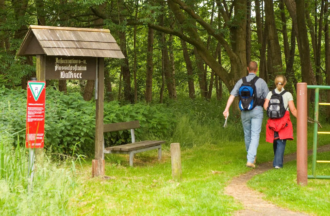 Panoramablick auf den Moorsee