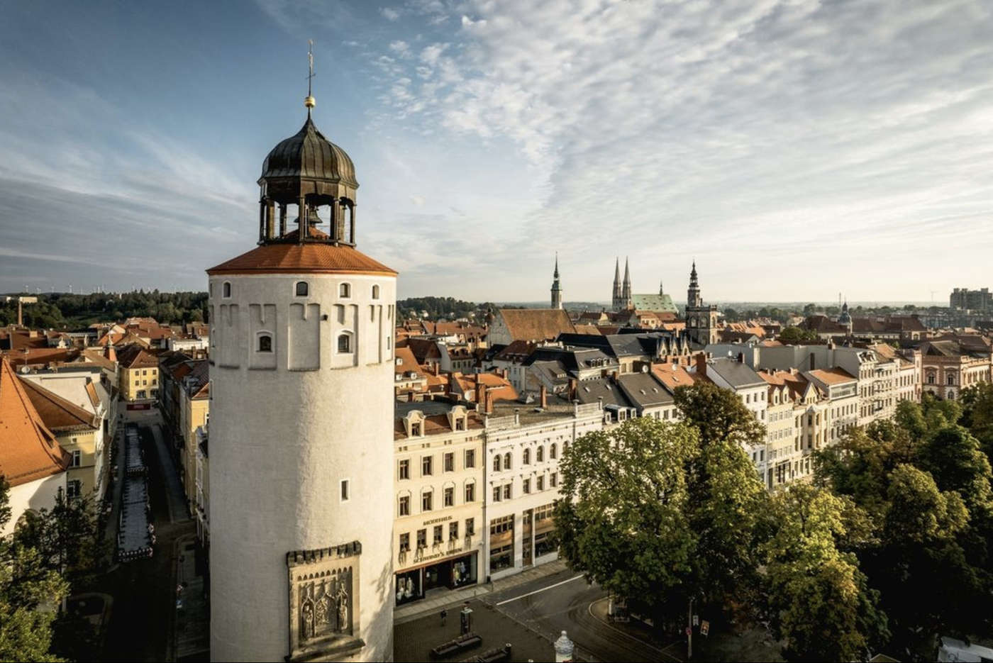 Blick auf die malerische Altstadt