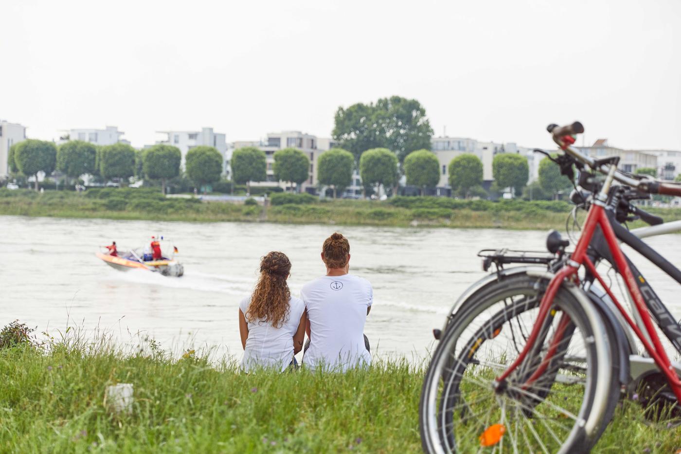 Entspannung am Rhein