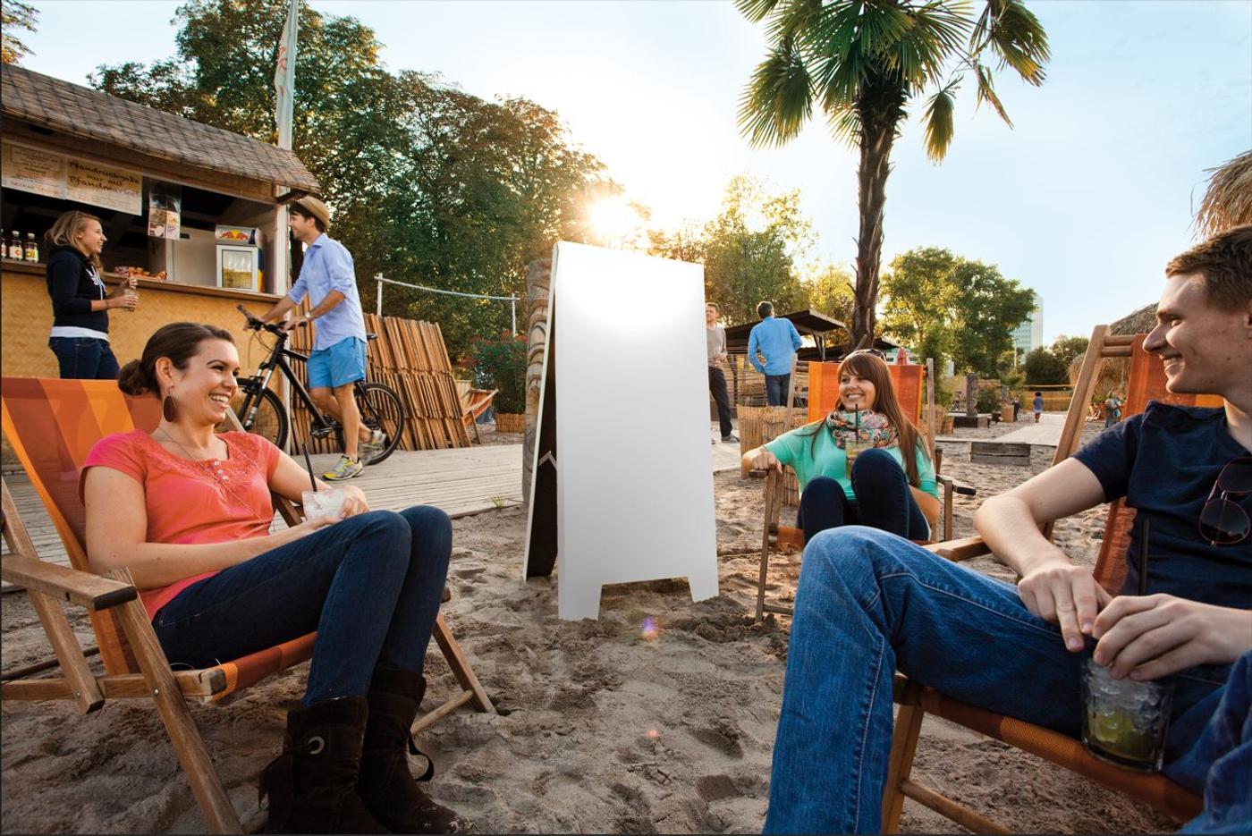 Beach Vibes mitten in der Stadt