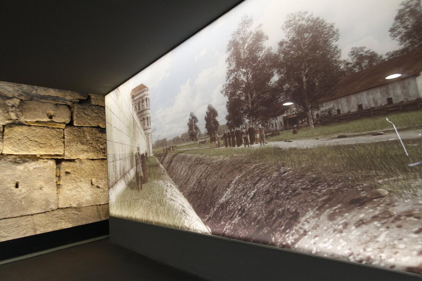 Ein Stück Römisches Erbe bewundern